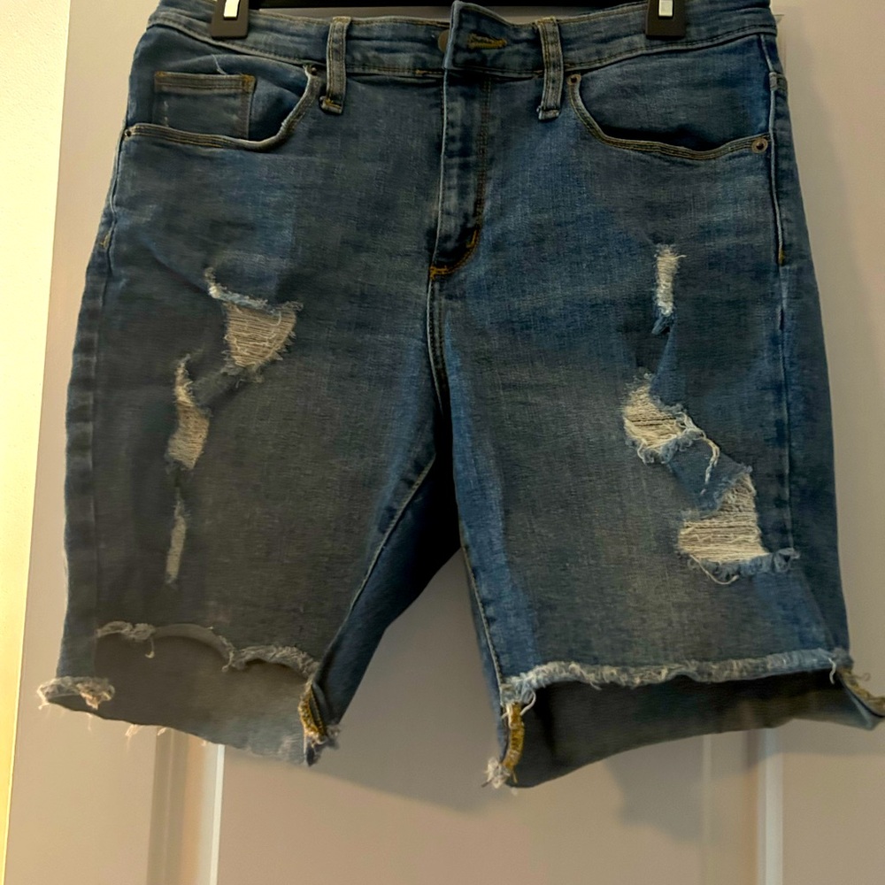 Universal Thread Bermuda Denim Shorts. Size 12! Two pair for $20!